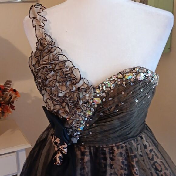 Alyce Paris Babydoll Dress.  Fairycore,  Ballerinacore, Whimsigoth - Picture 3 of 14